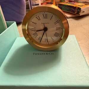 Tiffany & Co. Gold Wall Clock